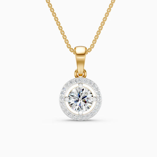 Eternal Solitare Orbit Lab Grown Diamond Pendant