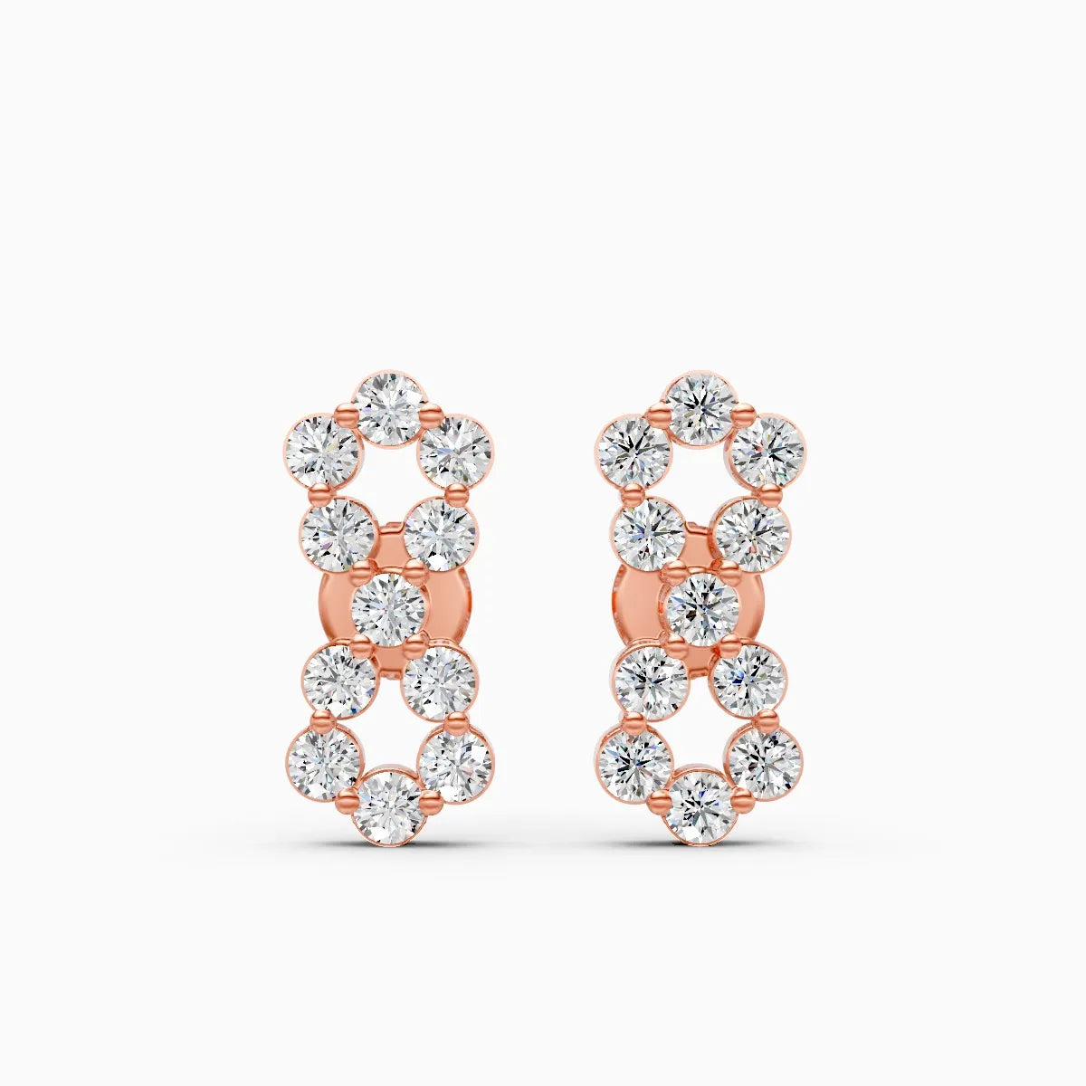Linked Radiance Lab Grown Diamond Earrings