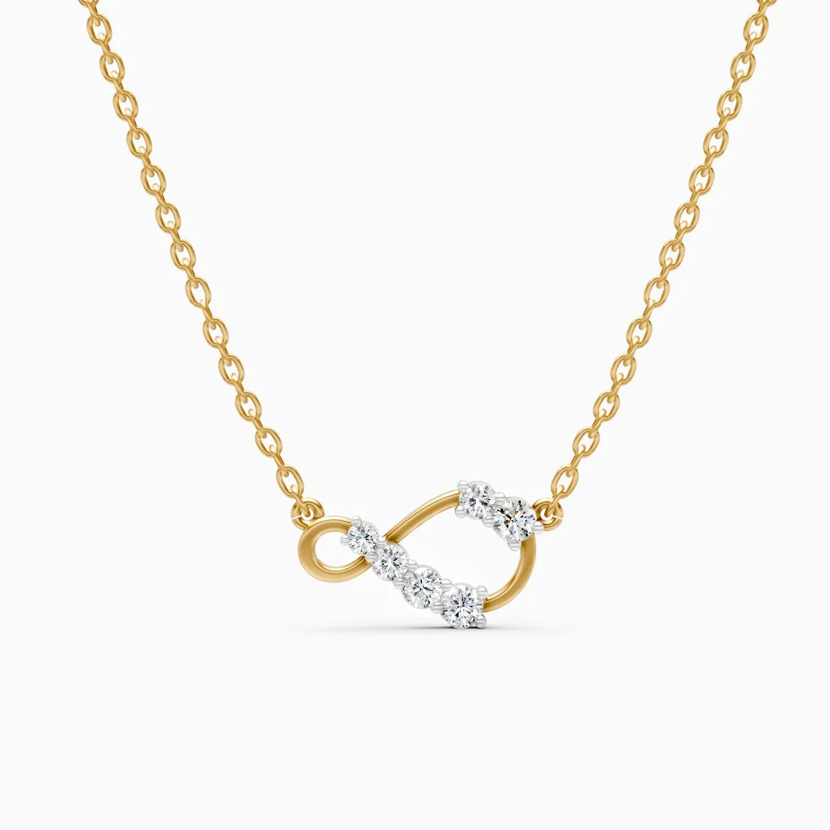 Infinite Curve Lab Grown Diamond Pendant