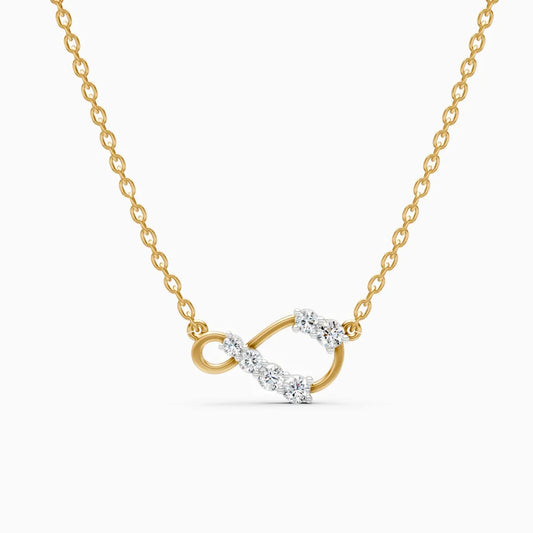Infinite Curve Lab Grown Diamond Pendant