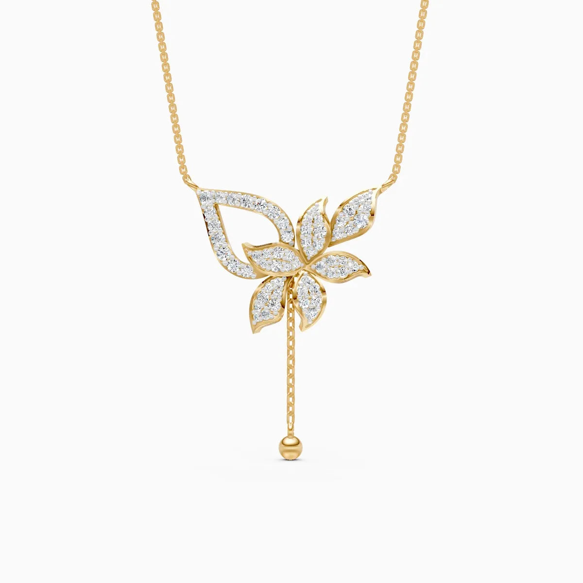 Petal Grace Lab Grown Diamond Pendant