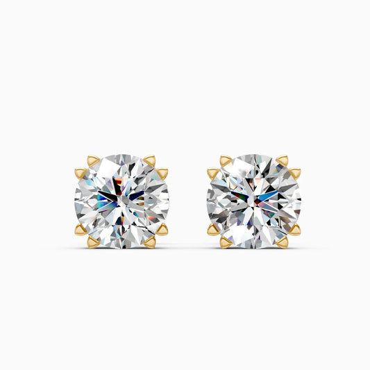 Classic Solitaire Diamond Studs