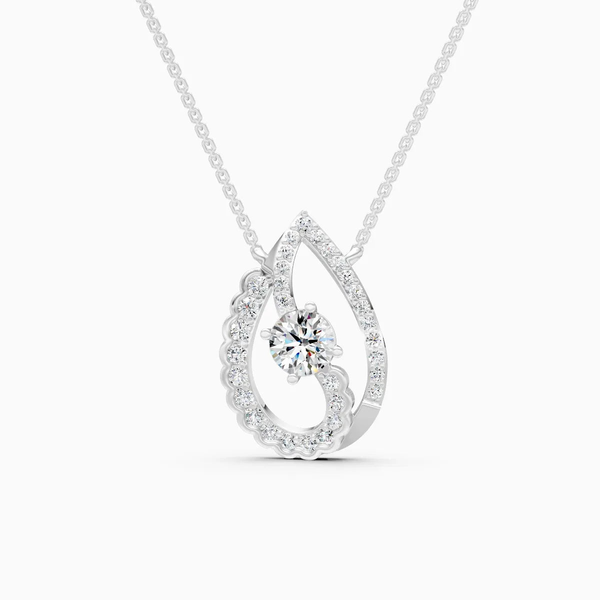 Eternal Teardrop Lab-Grown Diamond Pendant