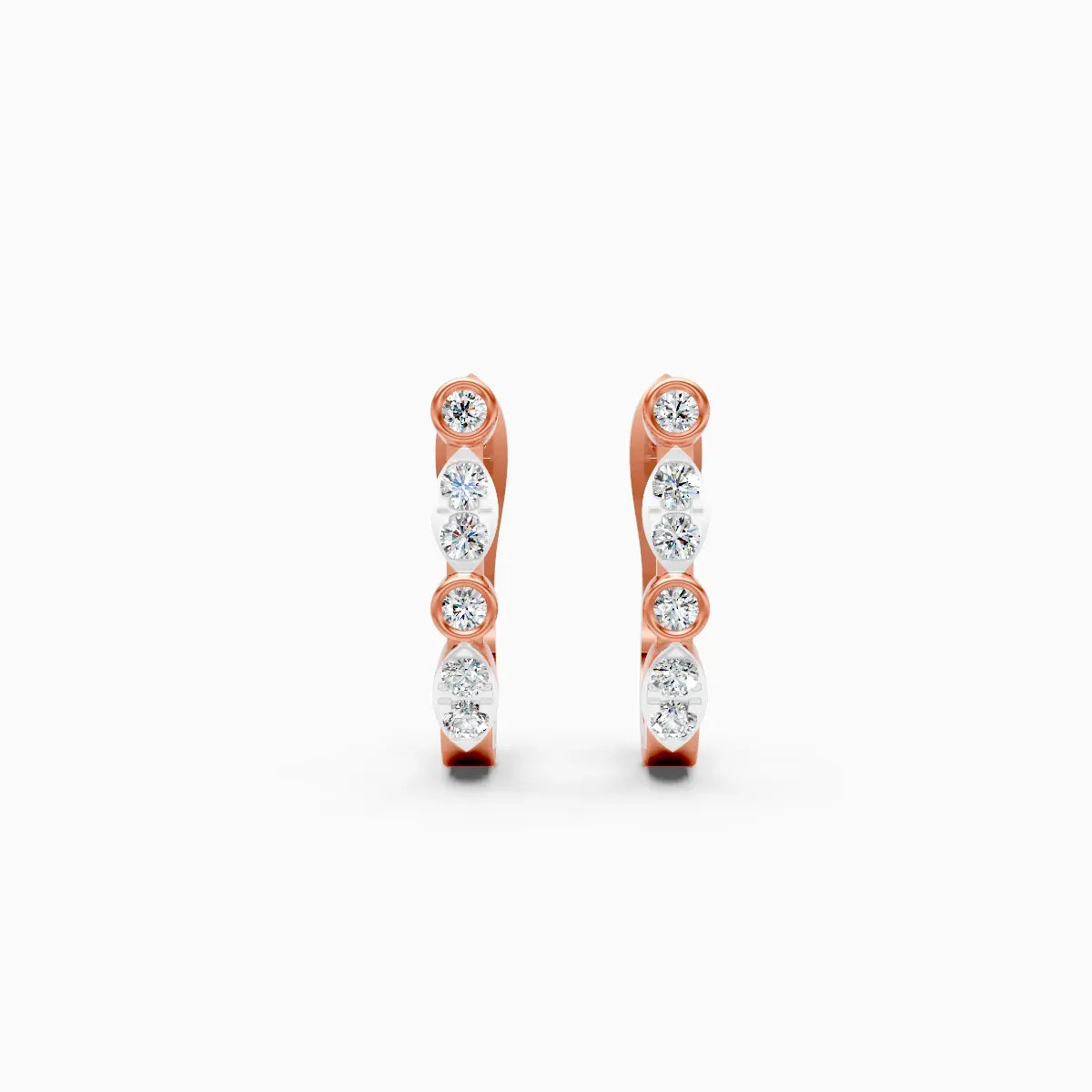 Diamond Curve Hoops