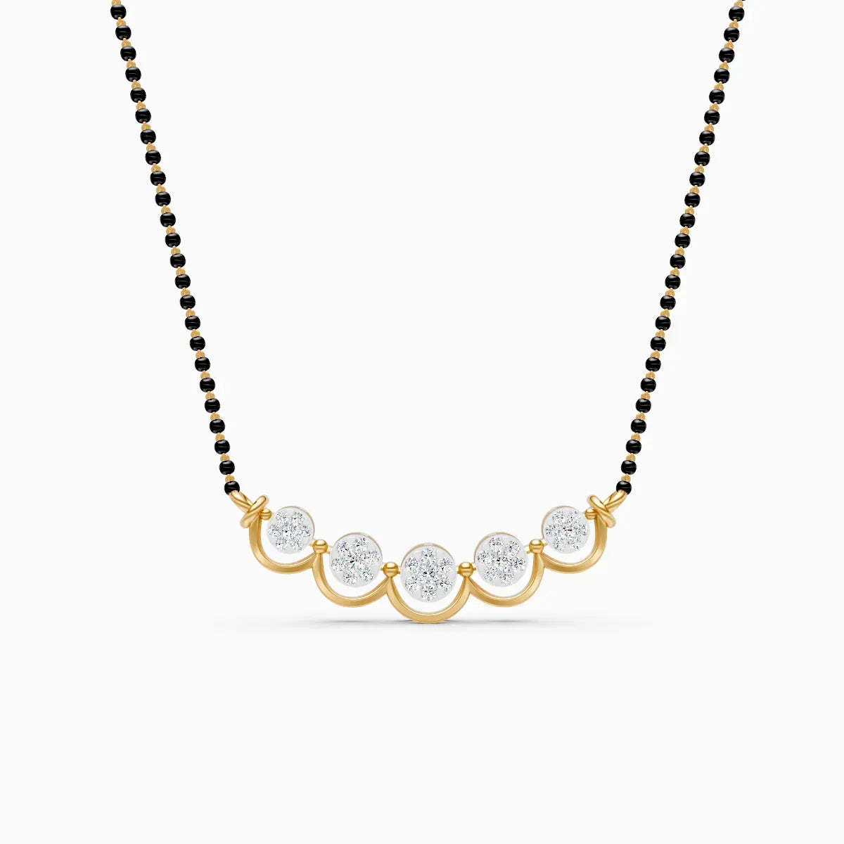 Five Round Cluster Timeless Mangalsutra