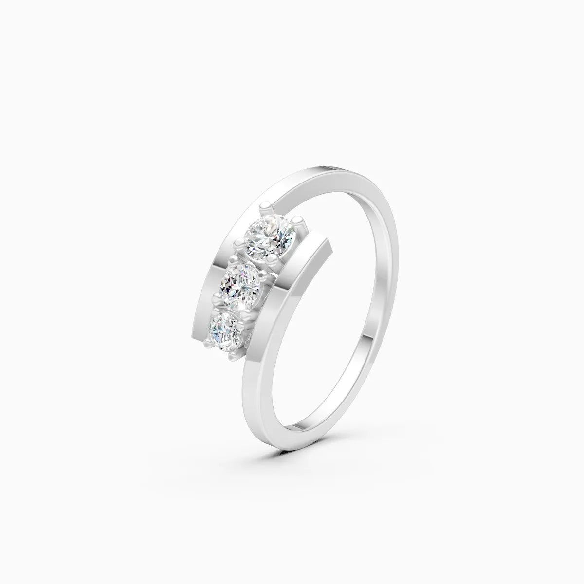 Crossover Glow Lab Grown Diamond Ring
