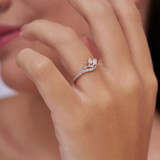 Heart Bloom Curve Ring