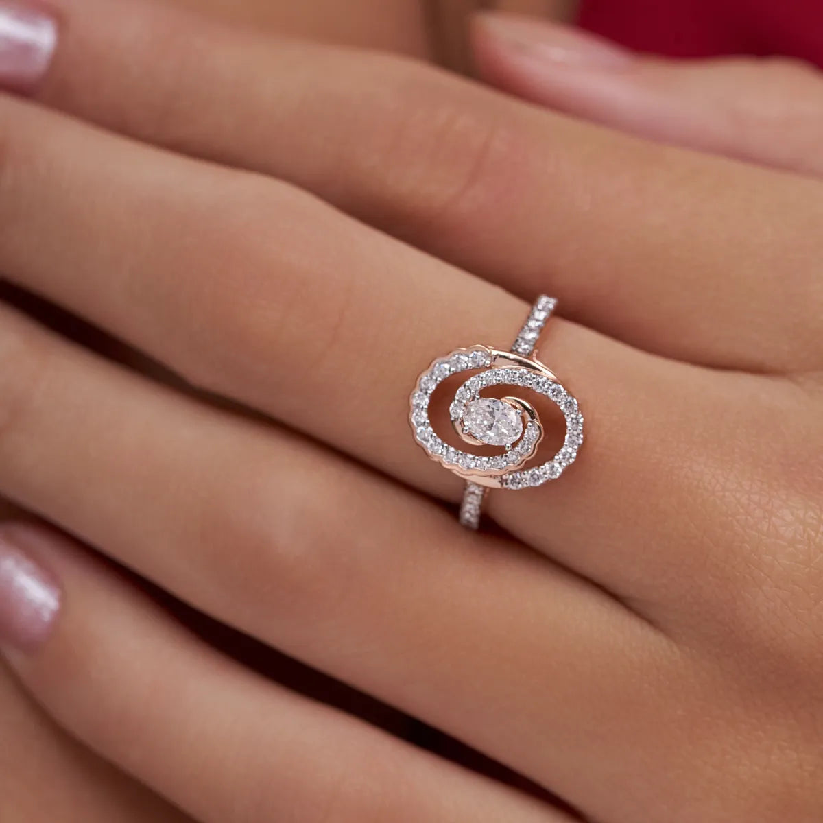 Lustrous Orbit Lab-Grown Diamond Ring