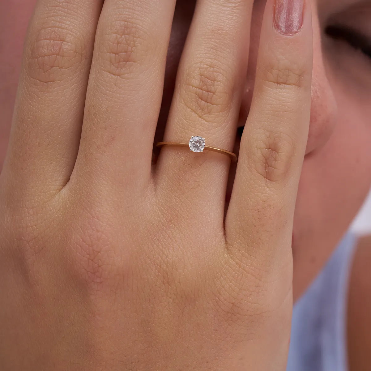 Classic Round Solitaire Ring