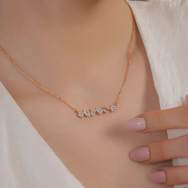 Multi-Shape Lab Grown Diamond Pendant