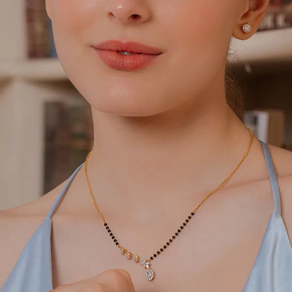 Eternal Bloom Lab Grown Diamond Mangalsutra