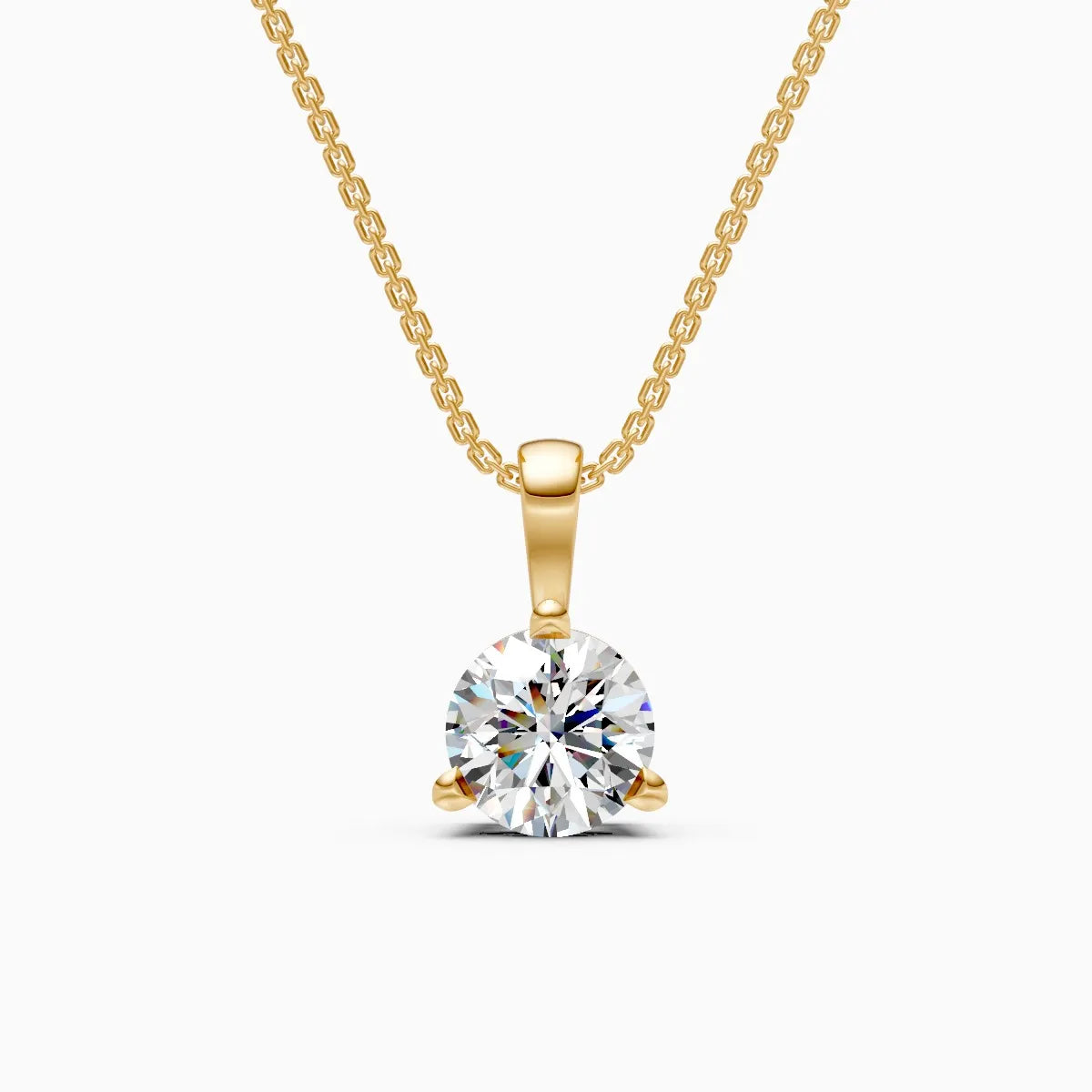 Pure Glow Solitaire Pendant