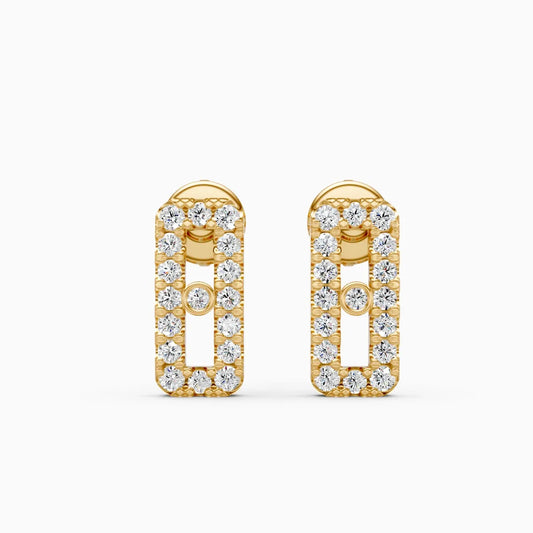 Delicate Radiance Diamond Studs earrings