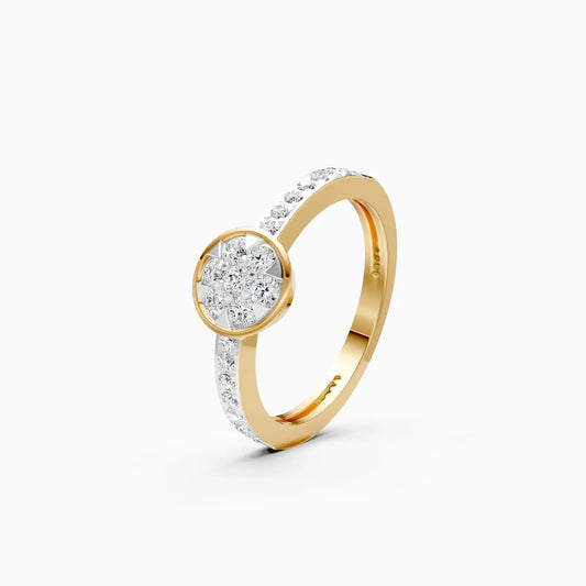Blossom Glow Diamond Ring in Rose Gold