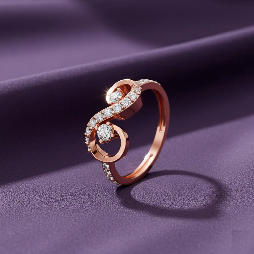 Forever Curl Lab Grown Diamond Ring