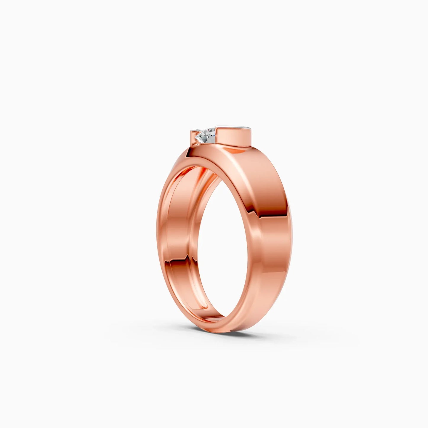 Refined Charm Solitaire Diamond Ring