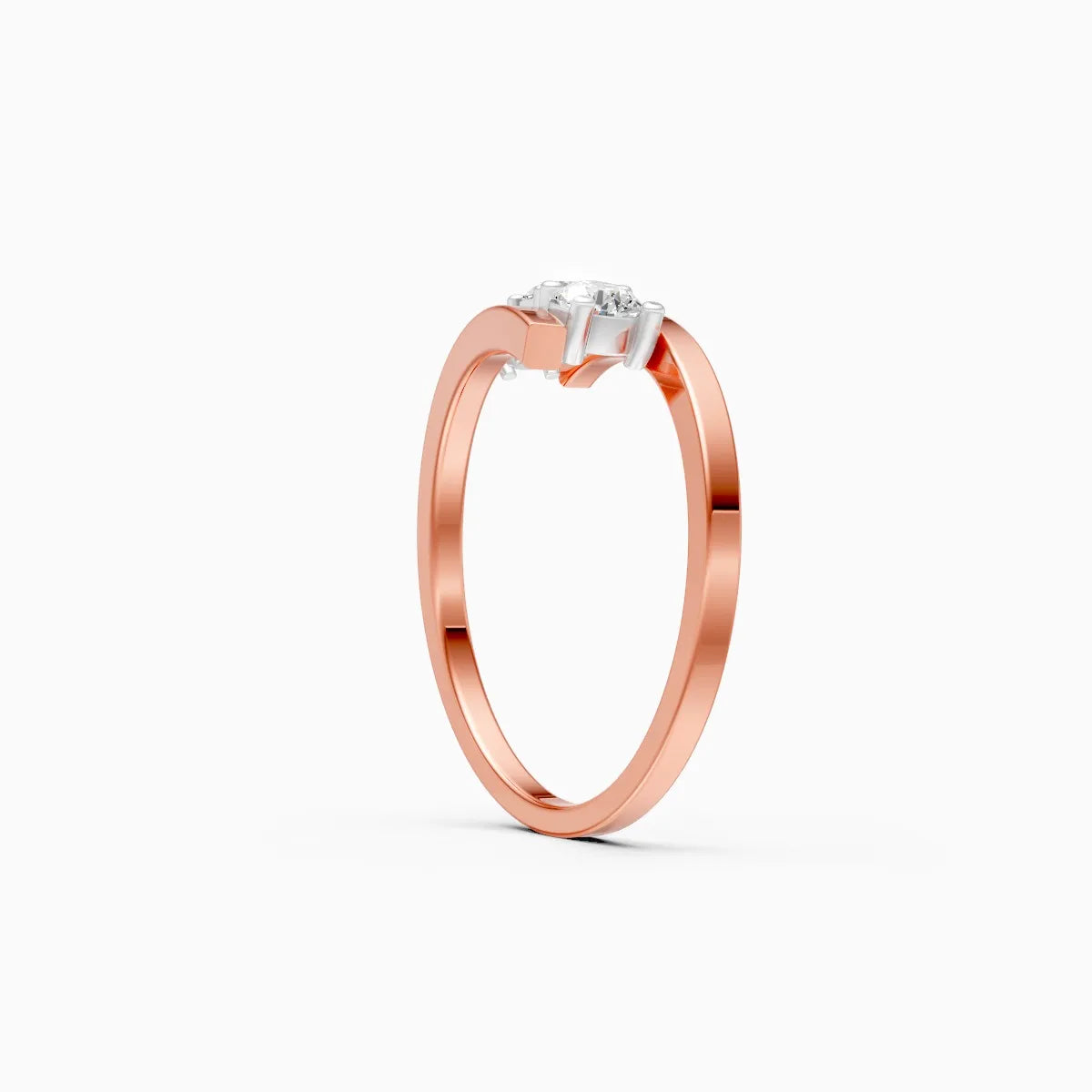 Crossover Glow Lab Grown Diamond Ring