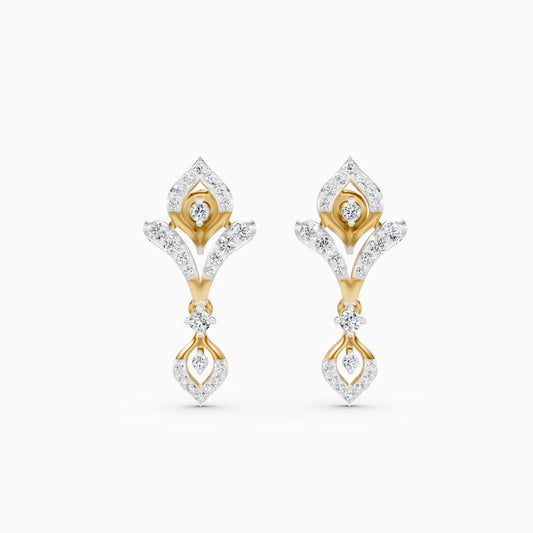 Petal Aura Lab Grown Diamond Earrings