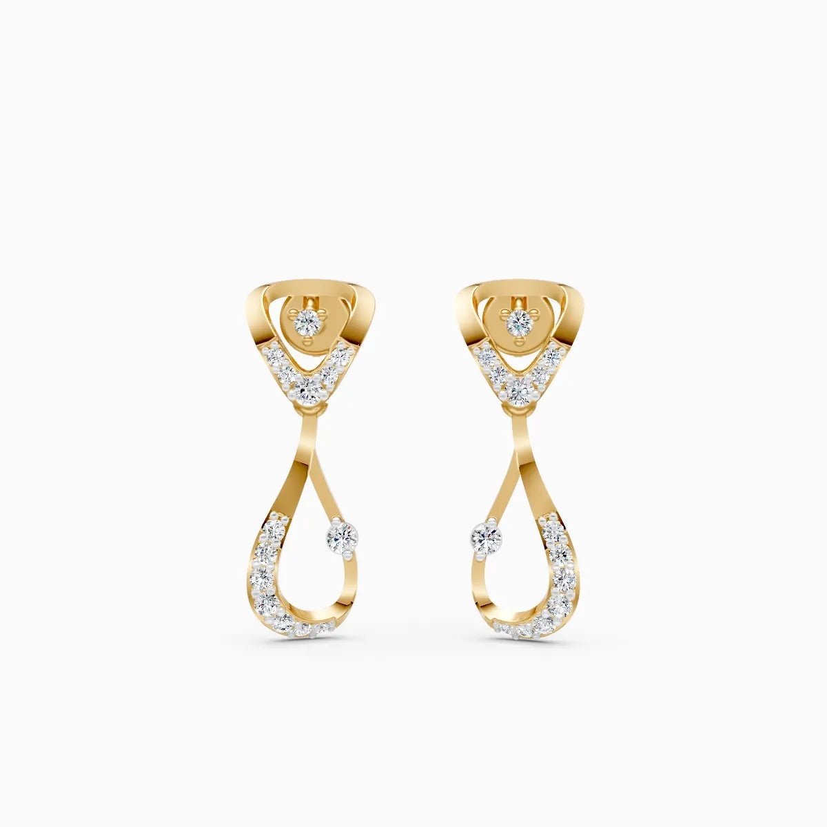 Velisse Loop Lab Grown Diamond Earrings