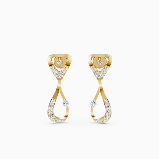 Velisse Loop Lab Grown Diamond Earrings