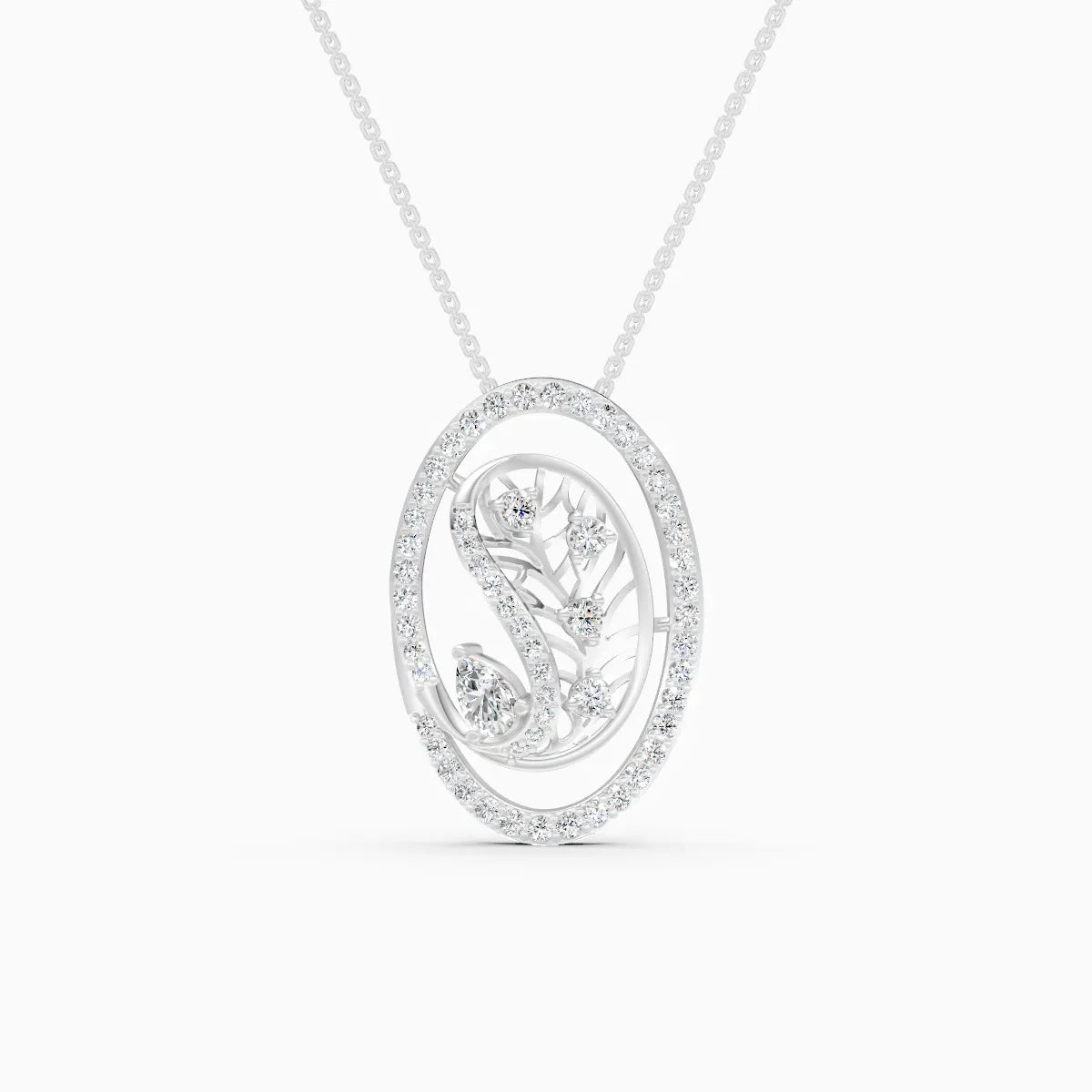 Eternal Swirl Lab Grown Diamond Necklace Set