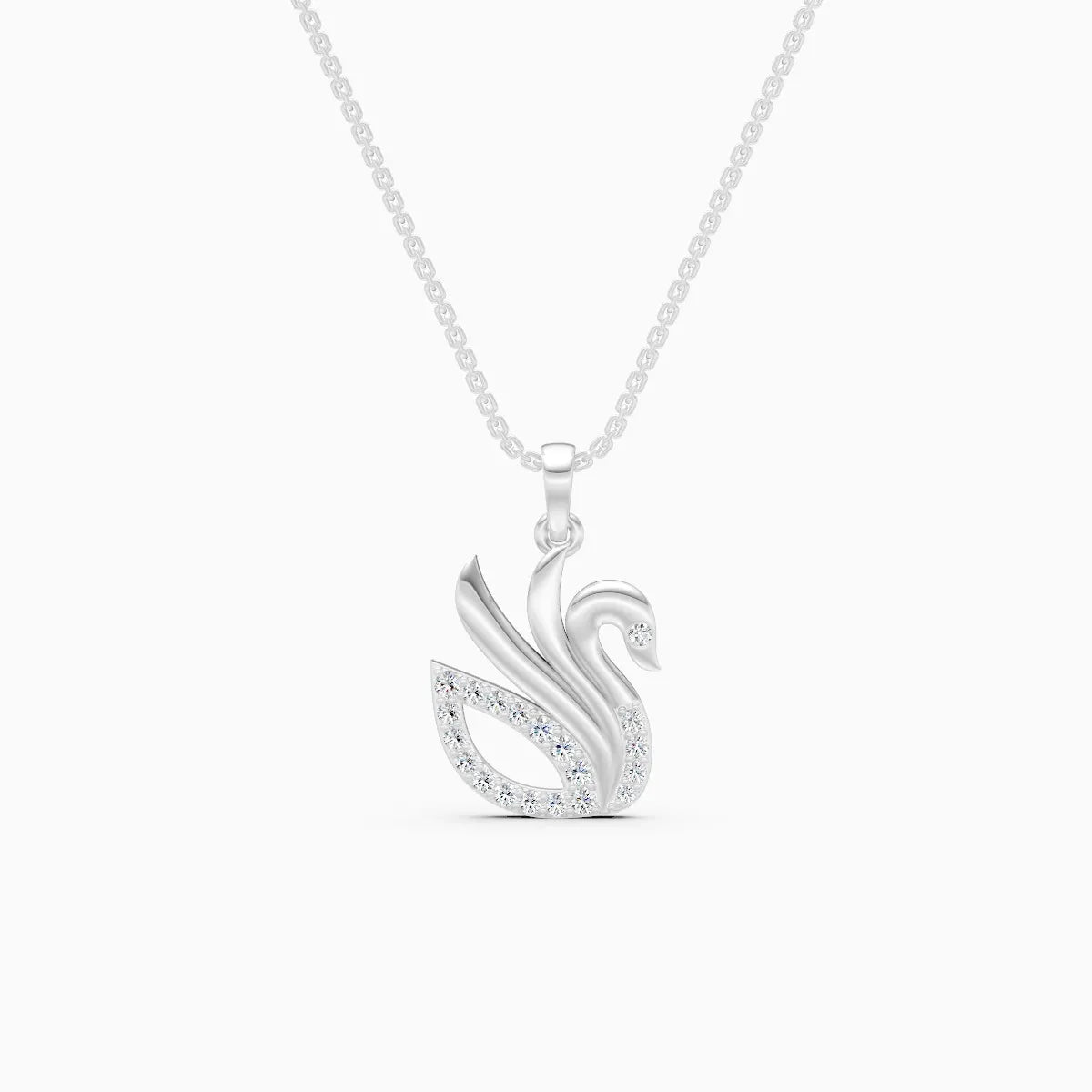 Love Grace Swan Diamond Pendant