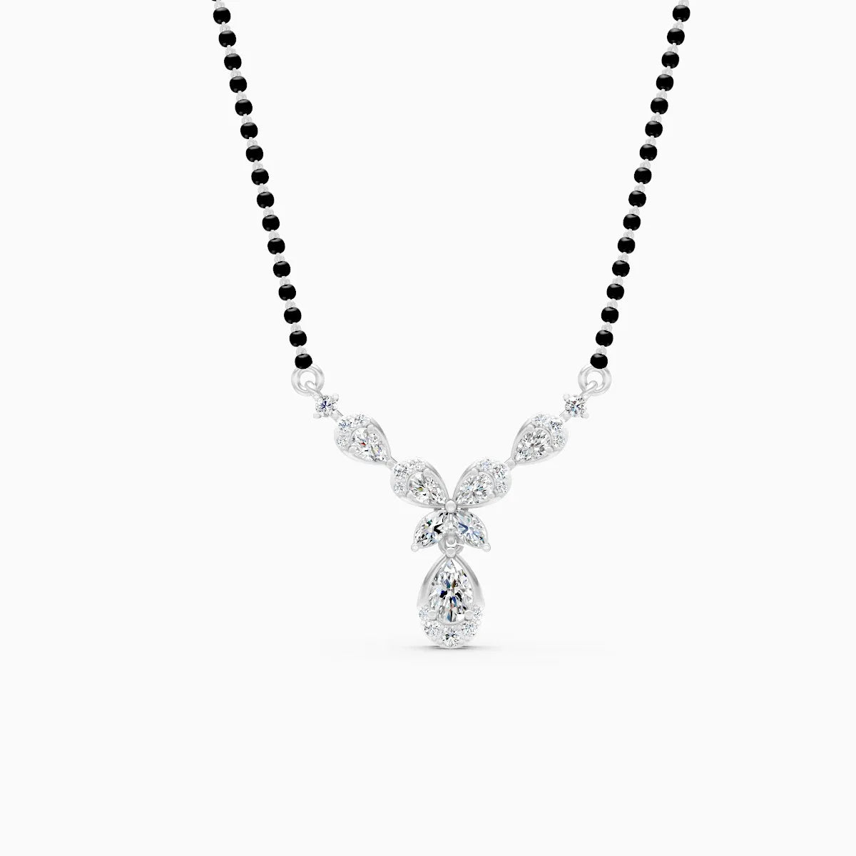 Blossom Drop Lab Grown Diamond Mangalsutra