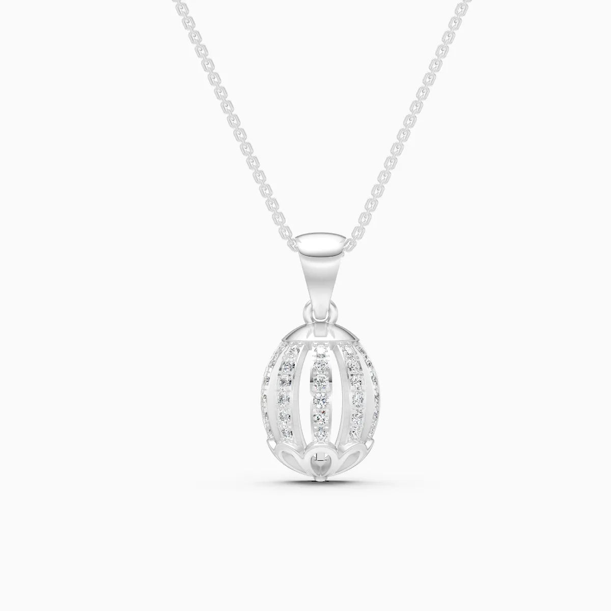 Artistic Ball Diamond Daily Wear Pendant