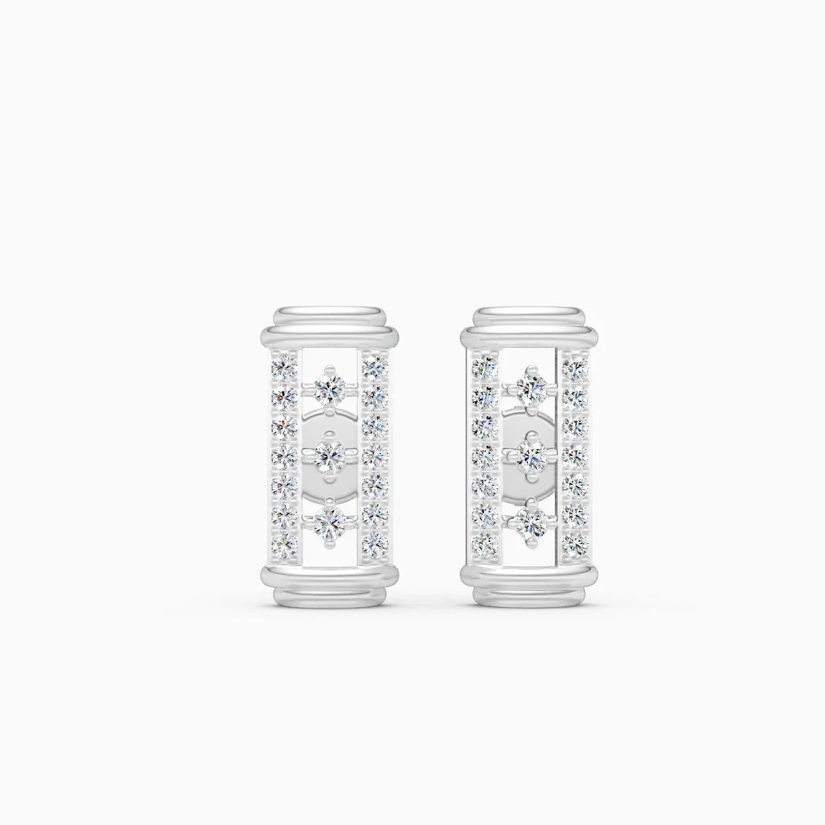 Round Timeless Sparkle Statement Earrings