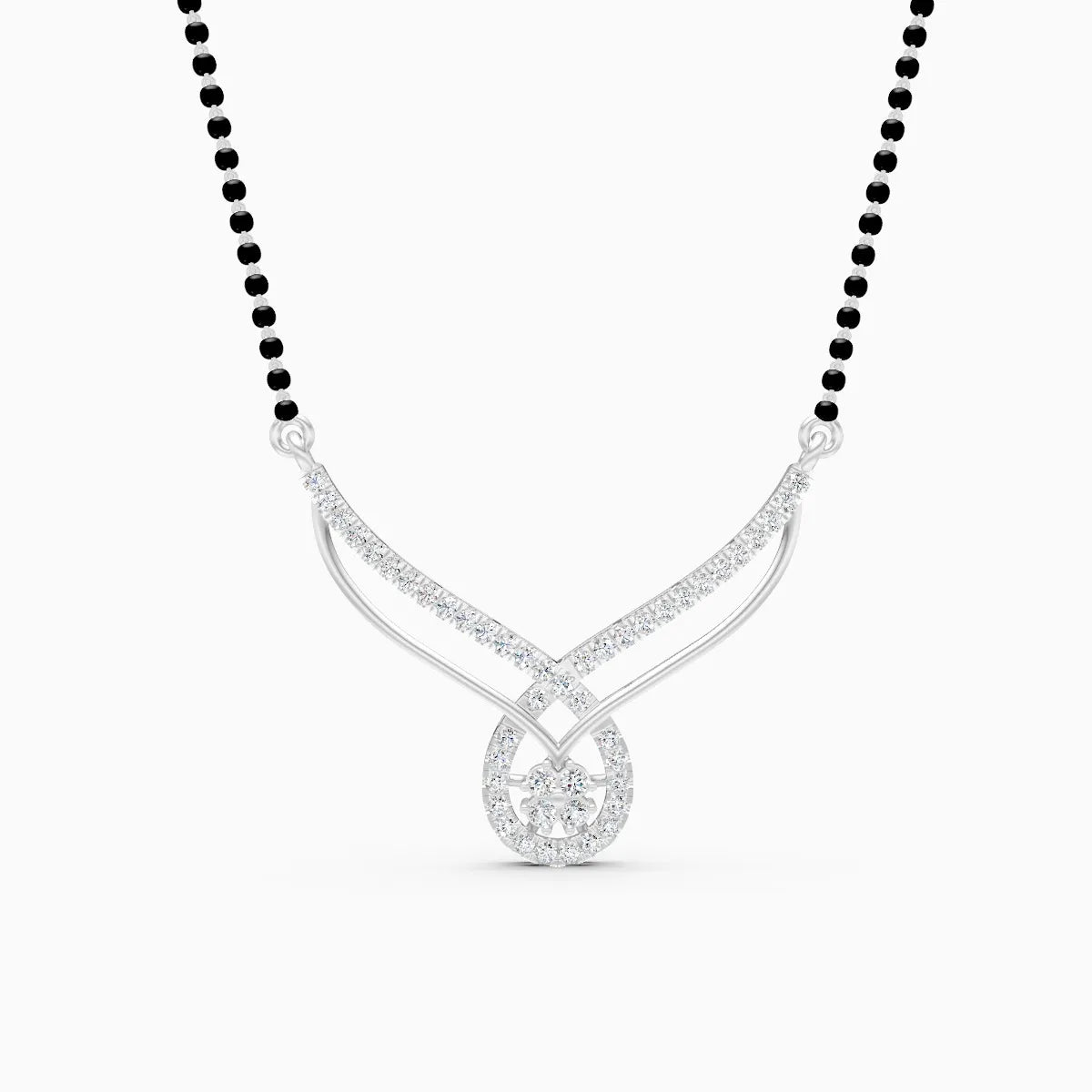 Luxury Delight Teardrop Diamond Mangalsutra