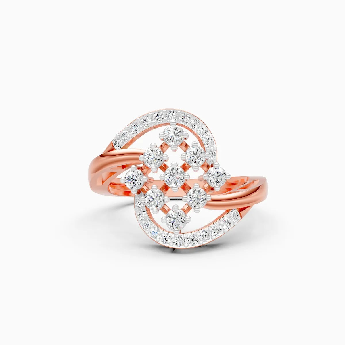 Classy Radiance Cluster Diamond Ring