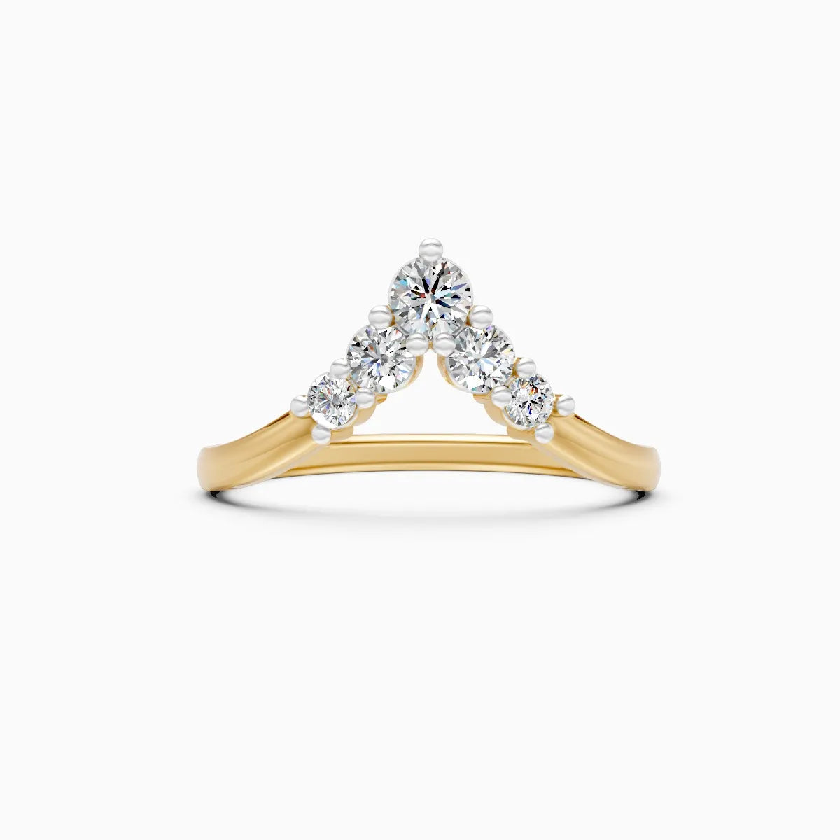 Chevron Diamond Band