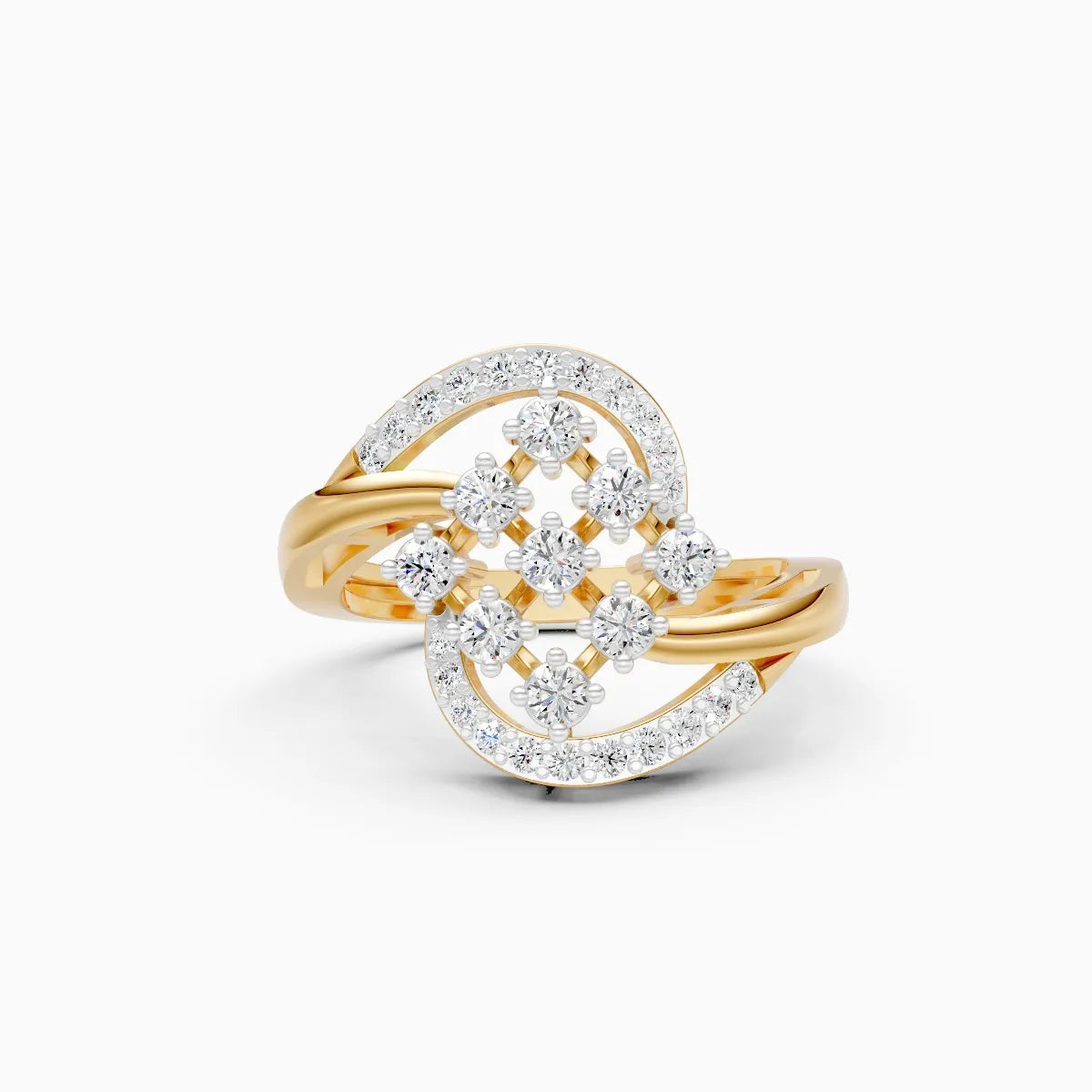 Classy Radiance Cluster Diamond Ring