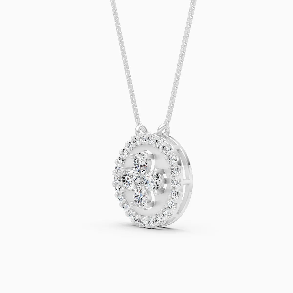 PetalBloom Lab Grown Diamond Pendant