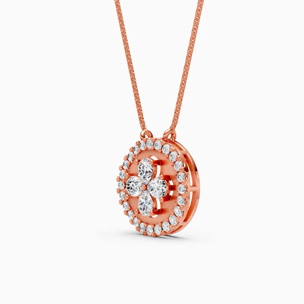 PetalBloom Lab Grown Diamond Pendant