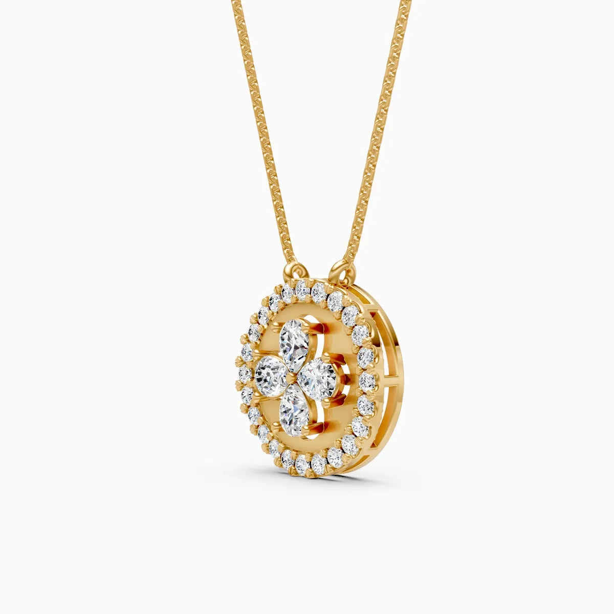 PetalBloom Lab Grown Diamond Pendant
