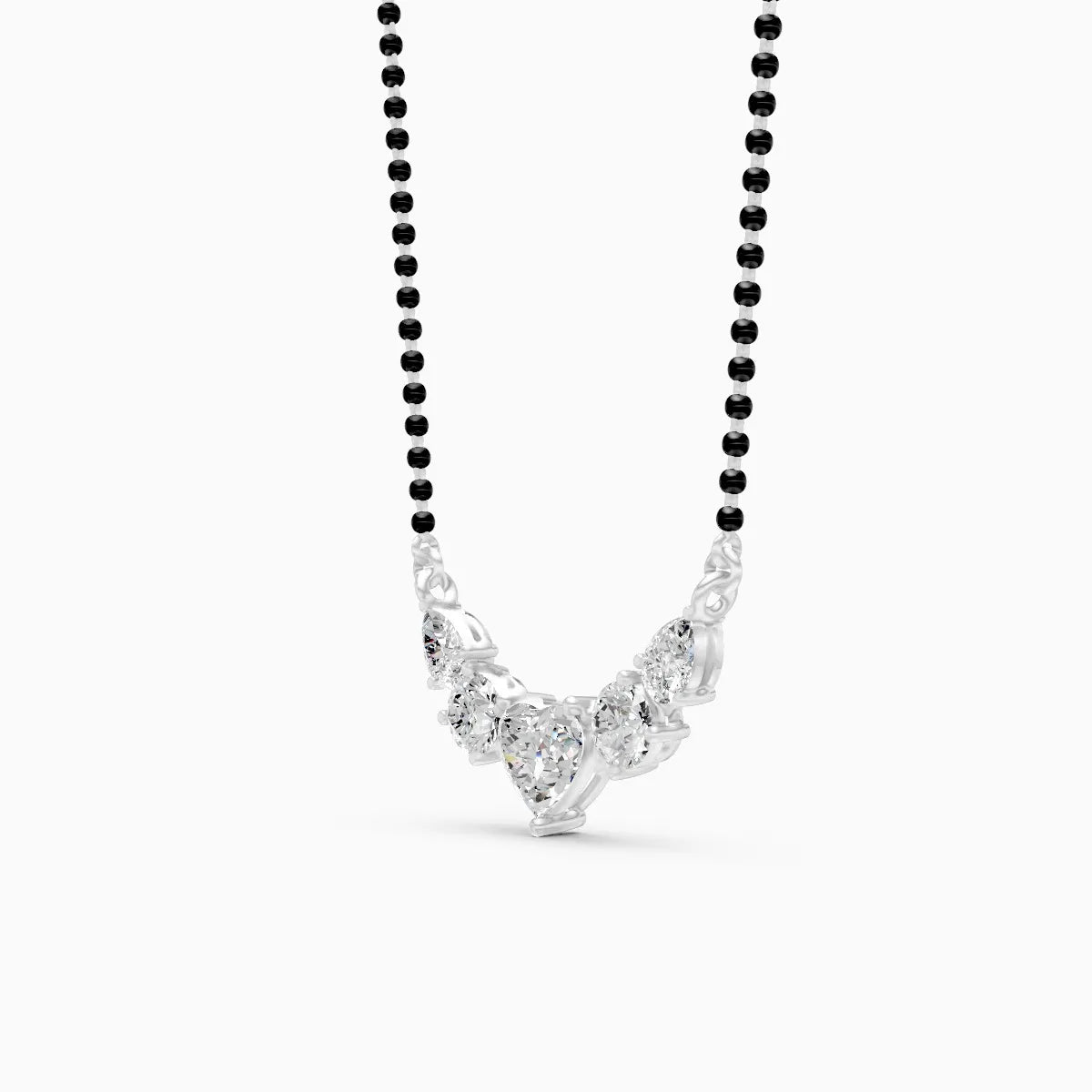 Radiant Heart Diamond Mangalsutra