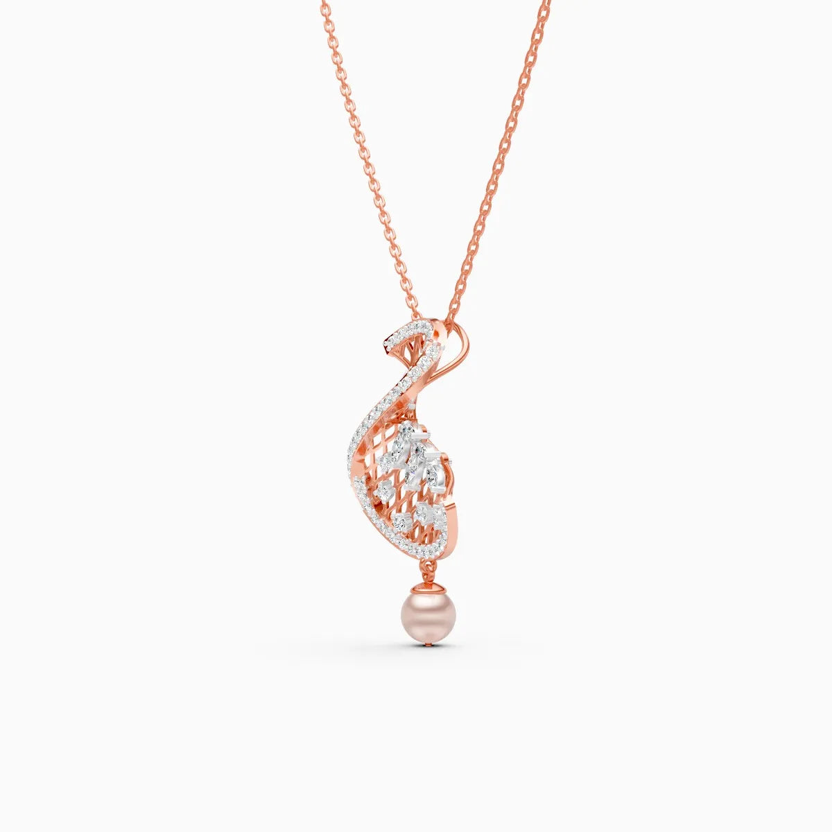 Sway of Elegance Lab Diamond Necklace Set