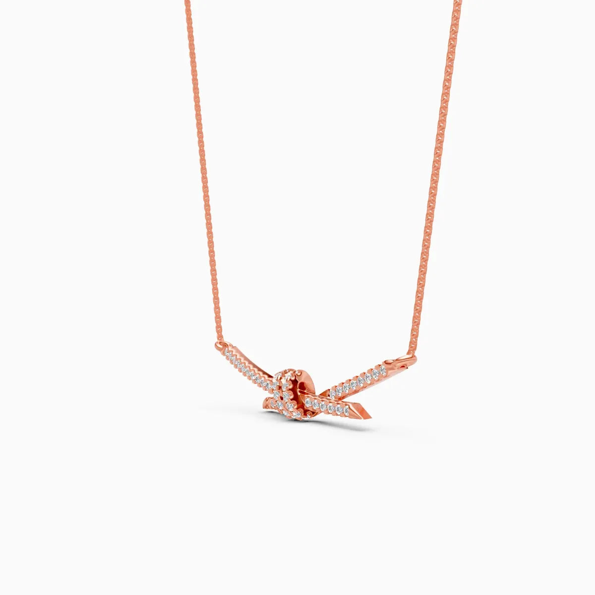 Knotted Elegance Diamond Wrapped Shine