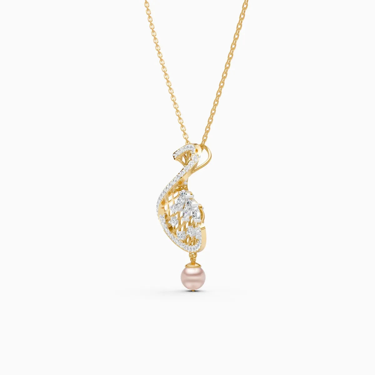 Sway of Elegance Lab Diamond Necklace Set