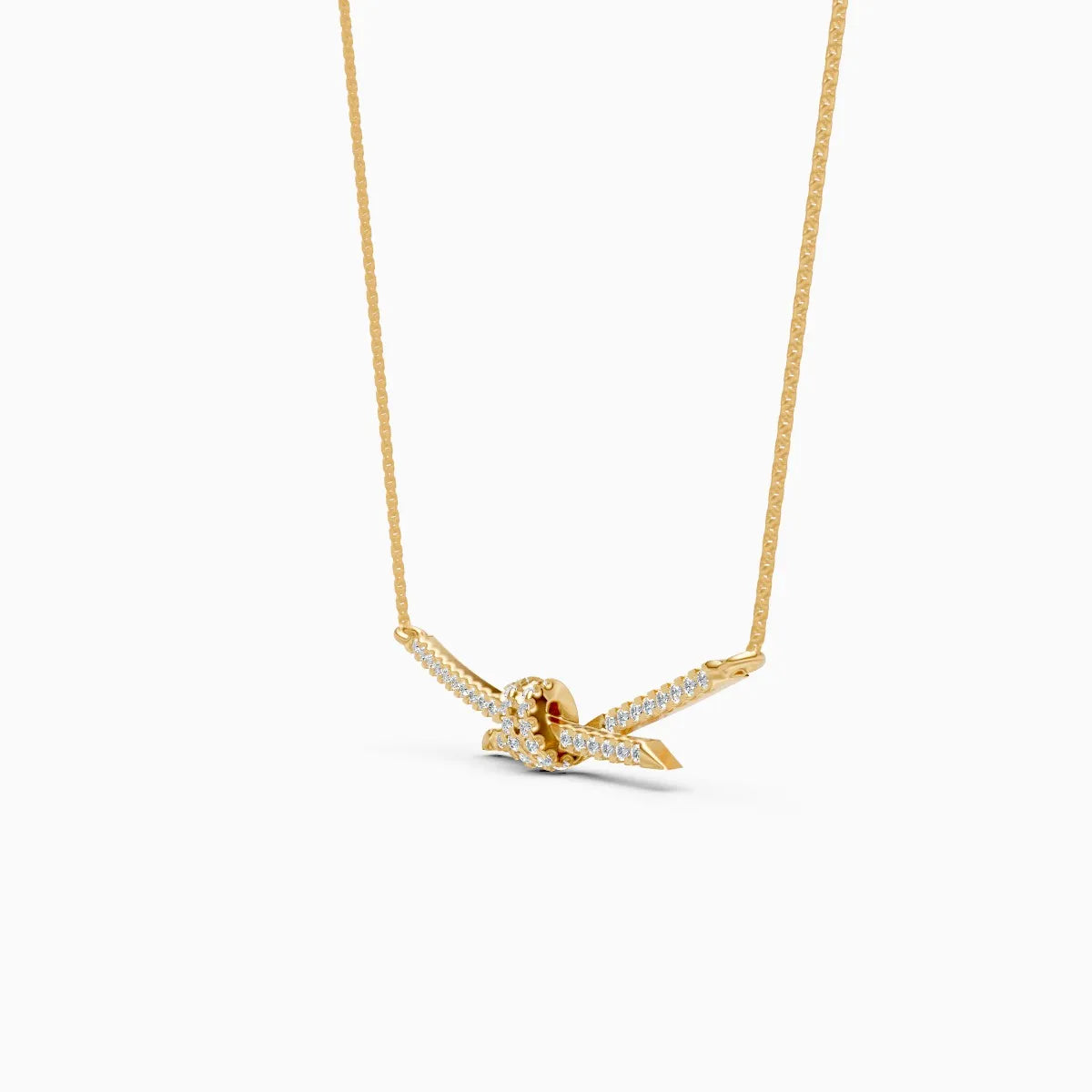 Knotted Elegance Diamond Wrapped Shine