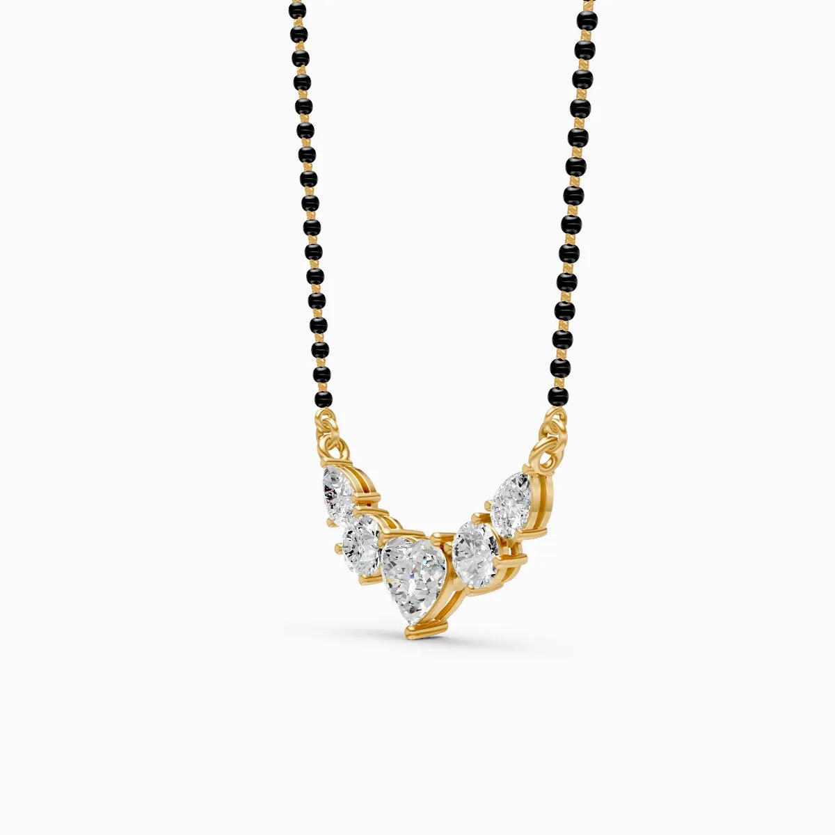 Radiant Heart Diamond Mangalsutra