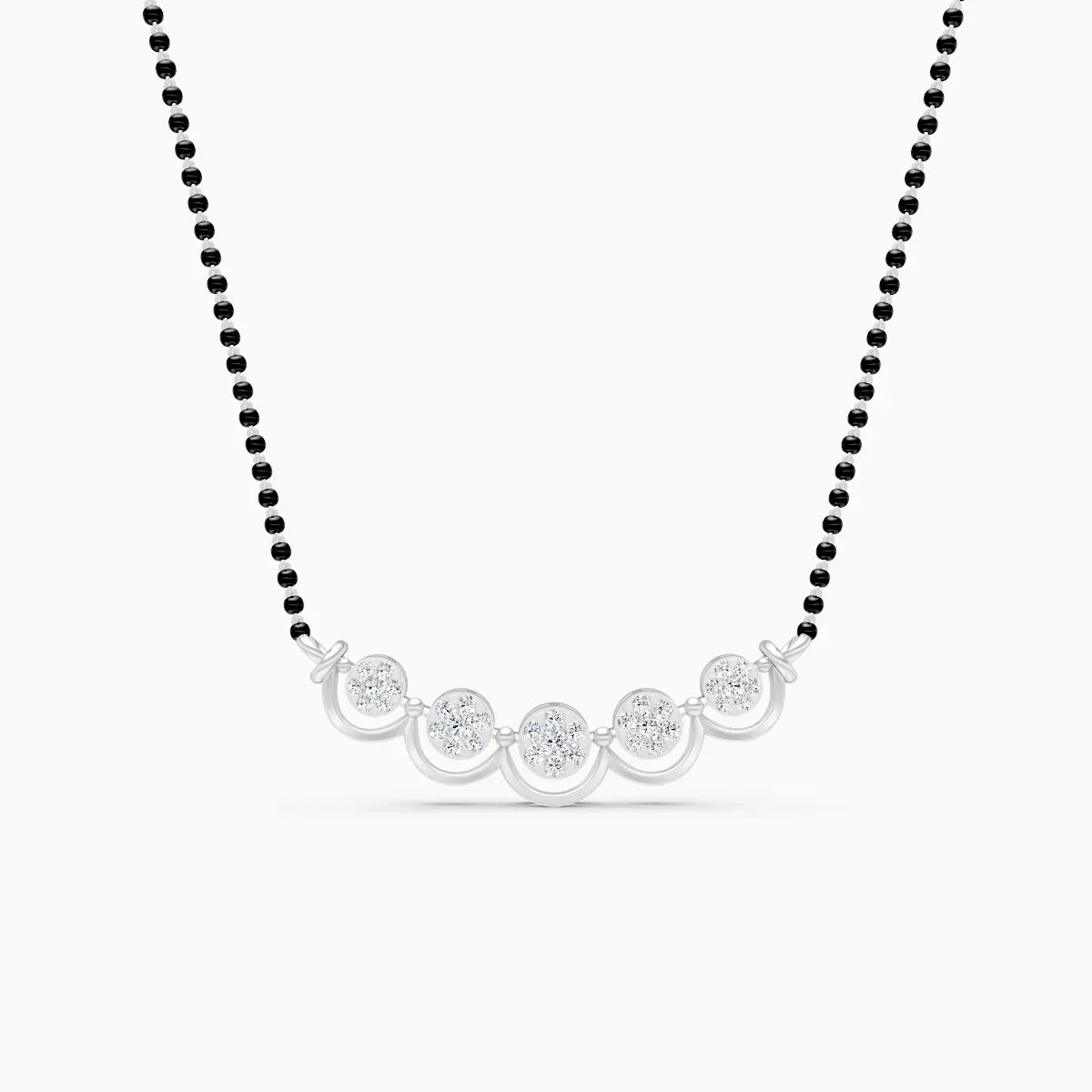 Five Round Cluster Timeless Mangalsutra