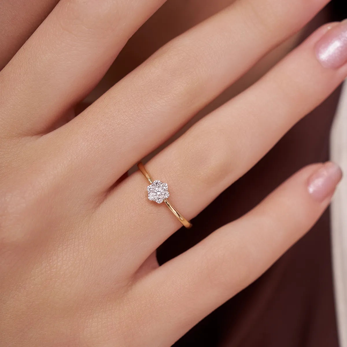 Floral Cluster Ring