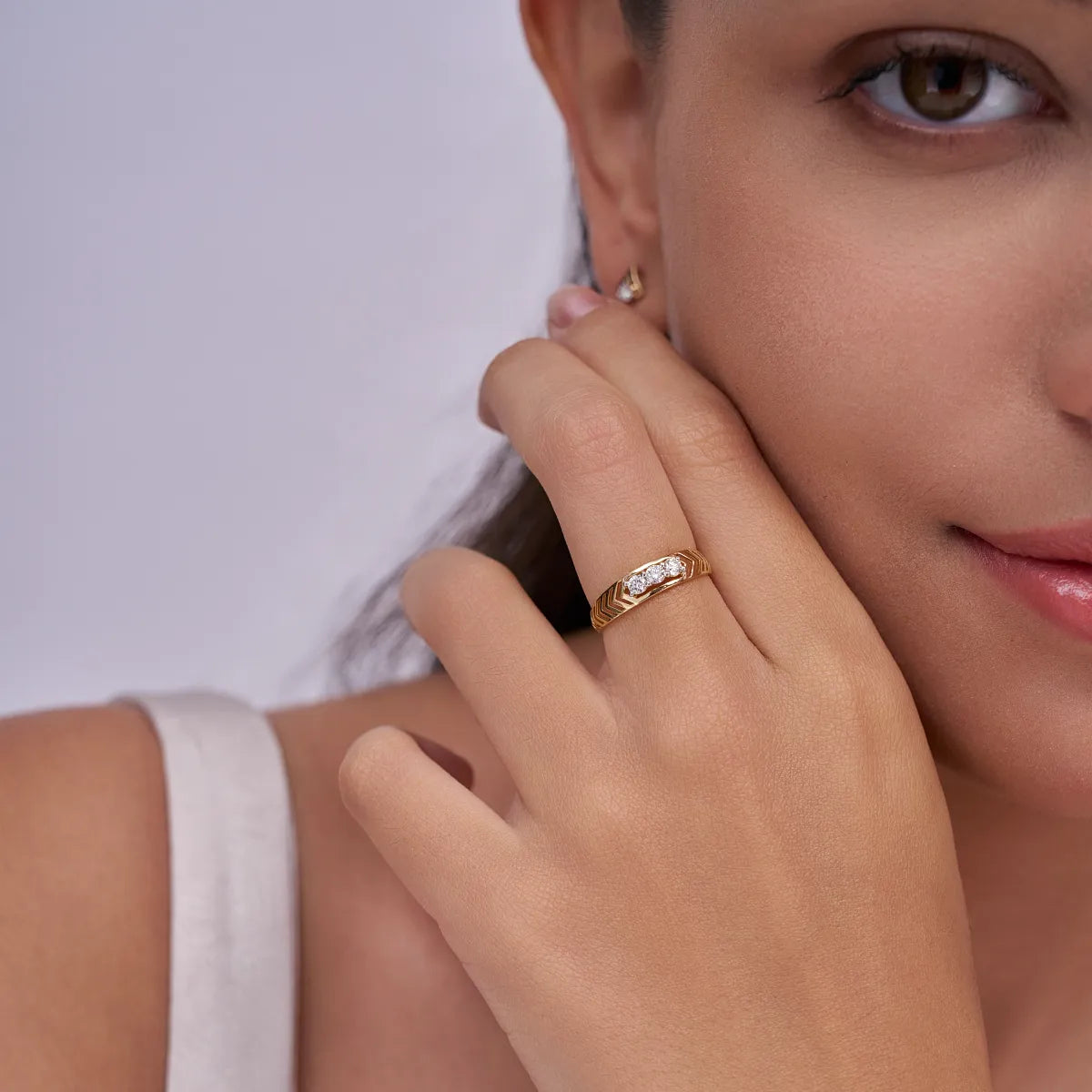 Trio Diamond Ring