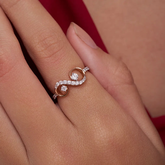 Forever Curl Lab Grown Diamond Ring