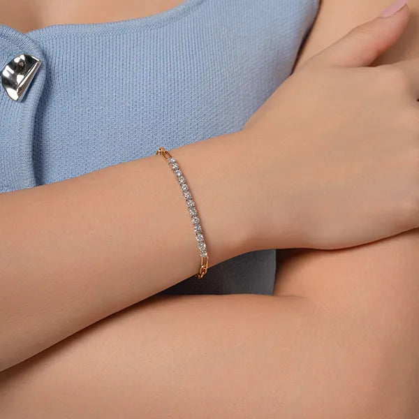 Minimal Luxe Lab Grown Diamond Bracelet