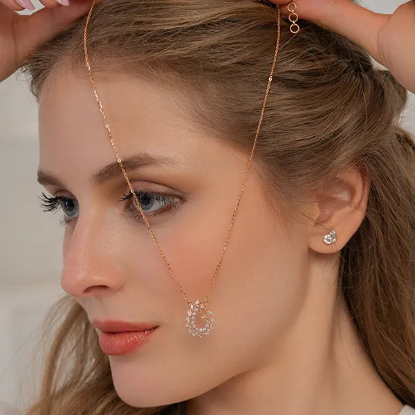 Intricate Spiral Lab Grown Diamond Pendant