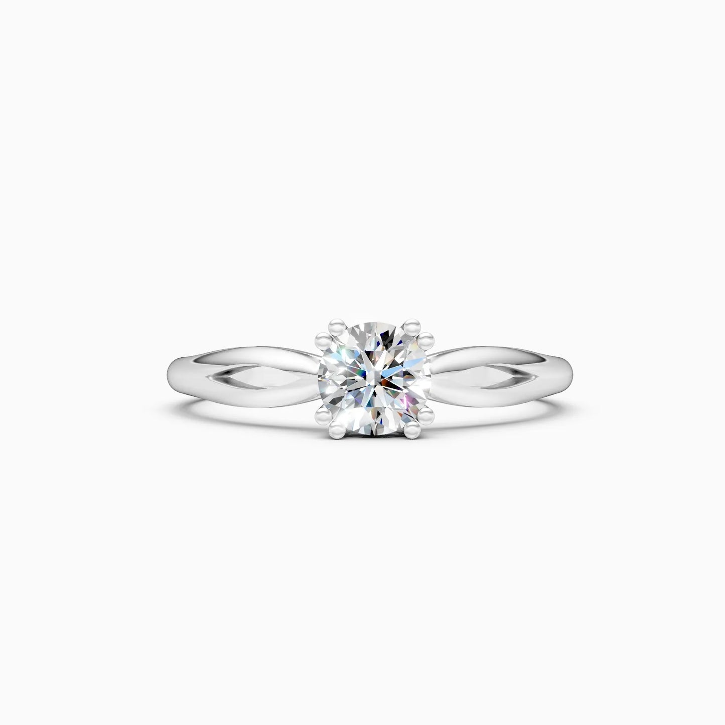 Twist of Love Lab Grown Diamond Solitaire Ring