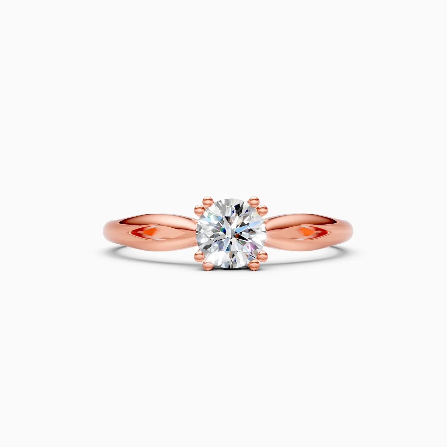 Twist of Love Lab Grown Diamond Solitaire Ring